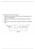 ASSIGNMENT ROOT LOCUS-CONTROL SYSTEM- QUESTION & ANSWER