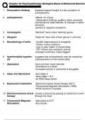 Test Bank for Behavioral Neuroscience, 9th Editio by Marc Breedlove, Neil Watson Chapter 16 Psychopathology Biological Basis of Behavioral Disorders