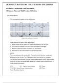 Maternal Child Nursing 5th Edition by McKinney- ISBN- 978-0323401708 TEST BANK  Chapter 17: Intrapartum Fetal Surveillance Verified 2024 Practice Questions and 100% Correct Answers with Explanations for Exam Preparation, Graded A+