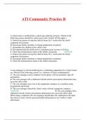 ATI Community Practice B