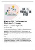 Effective GRE Test Preparation Strategies for Success