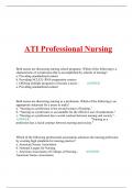 ATI Professional Nursing 2023