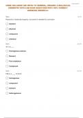 CHEM-120:| CHEM 120 INTRO TO GENERAL, ORGANIC & BIOLOGICAL CHEMISTRY WITH LAB TEST 1 QUESTIONS WITH 100% CORRECT ANSWERS| GRADED A+