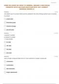 CHEM-120:| CHEM 120 INTRO TO GENERAL, ORGANIC & BIOLOGICAL CHEMISTRY WITH LAB FINAL EXAM REVIEW QUESTIONS WITH 100% CORRECT ANSWERS