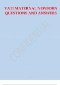 VATI MATERNAL NEWBORN QUESTIONS AND ANSWERS.VATI MATERNAL NEWBORN QUESTIONS AND ANSWERS.