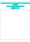 Test Bank Ebersole and Hess' Gerontological Nursing & Healthy Aging 5th Edition by Theris A. Touhy, and Kathleen F Jet Chapter 1-28