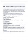 MIE 305 Exam 2 Questions and Answers- Graded A