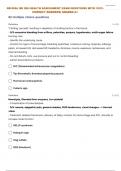 NR-306:| NR 306 HEALTH ASSESSMENT Final Study Guide Practice Questions WITH 100% CORRECT ANSWERS| GRADED A+ 