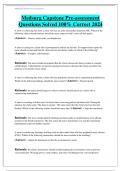 Full; ATI Capstone Med Surg/Capstone ATI NCLEX Medical Surgical Assessment/Capstone Med Surg Preassessment Test / Questions  Answered 100% Correct 