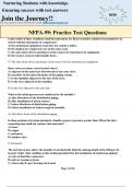 NFPA-99: Practice Test Questions  | FULLY SOLVED (PROFESSOR VERIFIED) | ALREADY GRADED A+