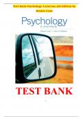 Test Bank Psychology A Journey 5th Edition by Dennis Coon