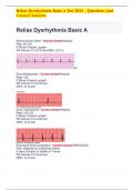 PACKAGE:- Relias Dysrhythmia Basic, Prophecy EKG Tests & Cardiac Rhythm Analysis Study Guide