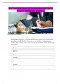 Real Estate Math Practice Test Questions And Correct Answers 2024 Update Graded A+