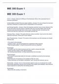 MIE 305 Exam 1 with complete solutions