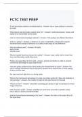 FCTC TEST PREP QUESTIONS AND ANSWERS 2024