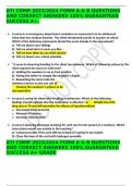 ATI COMP 2023/2024 FORM A & B QUESTIONS AND CORRECT ANSWERS 100% GUARANTEED SUCCESS A+.