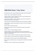 CMN 003V Exam 1 Key Terms Questions and Answers