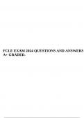 FCLE EXAM 2024 QUESTIONS AND ANSWERS A+ GRADED, FCLE EXAM QUESTIONS AND ANSWERS 2024, FCLE EXAM STUDY GUIDE 2024 & FCLE STUDY GUIDE WITH COMPLETE SOLUTION.