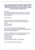 HCCA - CHC EXAM STUDY PACK 2024 –2025 ACTUAL EXAM 800 QUESTIONS  WITH 100% VERIFIED SOLUTIONS-LATEST UPDATE /A+ GRADE True or False:  The ACA requires that all providers adopt a compliance plan as a condition  of enrollment with Medicare, Medicaid, and Ch