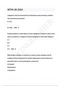 NFPA 99 2024 QUESTIONS & ANSWERS ( A+ GRADED 100% VERIFIED)