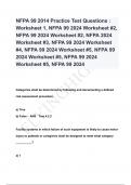 NFPA-99 EXAM BUNDLE|| ACTUAL EXAMS|| FUL SOLUTION 2024 ( A+ GRADED 100% VERIFIED)