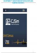 2023 SEPTEMBER 21ST CJSIM UNIT CENSUS NEXT GEN NCLEX RN PN, QSEN, NCJMM REAL EXAM GRADE A