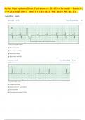 Relias Dysrhythmia Basic Test Answers 2024 Dysrhythmia – Basic A ( A+ GRADED 100%  MOST VERIFIED FOR BEST QUALITY).