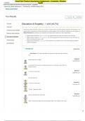 NR509 Chest Pain Ed & Empathy Physical Assessment Assignment  Completed  Shadow Health