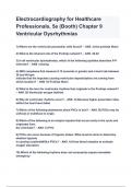 Electrocardiography for Healthcare Professionals, 5e (Booth) Chapter 9 Ventricular Dysrhythmias 2024