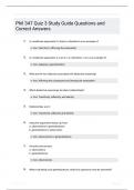 Phil 347 Quiz 3 Study Guide Questions and Correct Answers