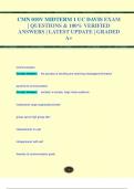 CMN 010V MIDTERM 1 UC DAVIS EXAM  | QUESTIONS & 100% VERIFIED ANSWERS | LATEST UPDATE | GRADED  A+CMN 010V MIDTERM 1 UC DAVIS EXAM  | QUESTIONS & 100% VERIFIED ANSWERS | LATEST UPDATE | GRADED  A+