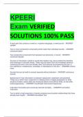 2024 LATEST KPEERI Exam VERIFIED SOLUTIONS 100% PASS