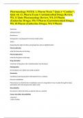 Pharmacology WEEK 1, Pharm Week 7 Quiz 4 *Cardiac*, Quiz wk 13, Pharm Exam 5 Antimicrobial Drugs Review, Wk 11 Quiz Pharmacology Review, Wk 10 Pharm (Endocrine Drugs), Wk 9 Pharm (Gastrointestinal Drugs), Wk 10 Pharm (Endocrine Drugs), Wk 9 Pharm