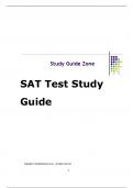 SAT Test Study Guide