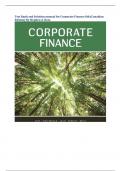 Test Bank and Solution manual for Corporate Finance 8th (Canadian  Edition) By Stephen A. Ross