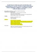 MARYVILLE NURS 612(ADVANCED HEALTH ASSESSMENT) EXAM 2 STUDY GUIDE/ QUESTIONS WITH VERIFIED CORRECT ANSWERS LATEST UPDATE 2024/A+RATED