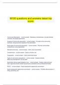  M100 questions and answers latest top score.