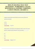 NFPA 99 2018 PRACTICE TEST  QUESTIONS : WORKSHEET 1 EXAM |  QUESTIONS & ANSWERS (VERIFIED) |  LATEST UPDATE | GRADED A+NFPA 99 2018 PRACTICE TEST  QUESTIONS : WORKSHEET 1 EXAM |  QUESTIONS & ANSWERS (VERIFIED) |  LATEST UPDATE | GRADED A+