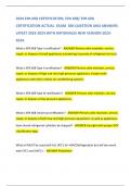 2024 EPA 608 CERTIFICATION, EPA 608/ EPA 608 CERTIFICATION ACTUAL  EXAM  300 QUESTION AND ANSWERS LATEST 2023-2024 WITH RATIONALES NEW VERSION 2023-2024.