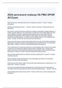 2024 permanent makeup VA PMU DPOR All Exam Questions and Answers