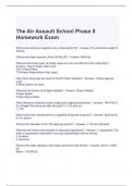 The Air Assault School Phase II Homework Exam