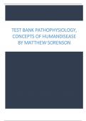 Test Bank Pathophysiology, Concepts of HumanDisease by Matthew Sorenson