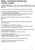 Relias - Fetal Heart Monitoring Questions and Answers 2023 1. A deceleration that begins after the onset of a uterine contraction, reaches its nadir (lowest point) after the peak of the contraction and takes at least 30 seconds to reach its lowest p