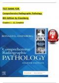 TEST BANK For Comprehensive Radiographic Pathology, 8th Edition by (Eisenberg, 2024) Verified Chapters 1 - 12, Complete Newest Version