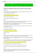 TEST BANK - PSYCHIATRIC MENTAL HEALTH NURSING BY MARY TOWNSEND (9TH EDITION) Chapter 24. Schizophrenia Spectrum and Other Psychotic Disorders