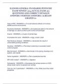 ILLINOIS RIGHTS OF WAY PESTICIDE  APPLICATOR GENERAL STANDARDS NEWEST  2024 ACTUAL EXAM 200 QUESTIONS AND  CORRECT DETAILED ANSWERS (VERIFIED  ANSWERS) |ALREADY GRADED A+