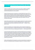 American Red Cross-ACLS-Final Exam 2023 /Questions  and Answers A patient is in cardiac arrest. The cardiac monitor shows asystole. In addition to providing continuous high-quality CPR, what is the other priority intervention for this patient?  Administer