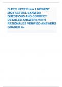 FLETC UPTP Exam 1 NEWEST 2024 ACTUAL EXAM 251 QUESTIONS AND CORRECT DETAILED ANSWERS WITH RATIONALES VERIFIED ANSWERS GRADED A+                            Anti-government/Anti-Authority Violent Extremism - CORRECT ANSWER-Agendas focus on anti-government o