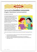 Samenvatting (NLs) van het boek 'Geweldloze Communicatie' (Engels: Nonviolent Communication) van Marschall B. Rosenberg - door Uitblinker