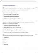 NRSG 357 EXAM 1 STUDY GUIDE QUESTIONS WITH COMPLETE SOLUTIONS|ALREADY GRADED A+